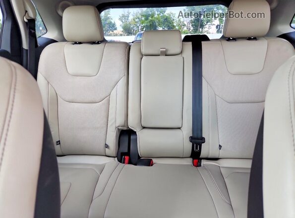 2FMPK4K85HBB78320 2017 FORD EDGE Burgundy Vista de los asientos traseros