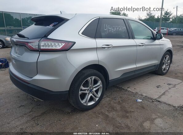 2FMPK4K85JBB87797 2018 FORD EDGE Silver Задня права чверть
