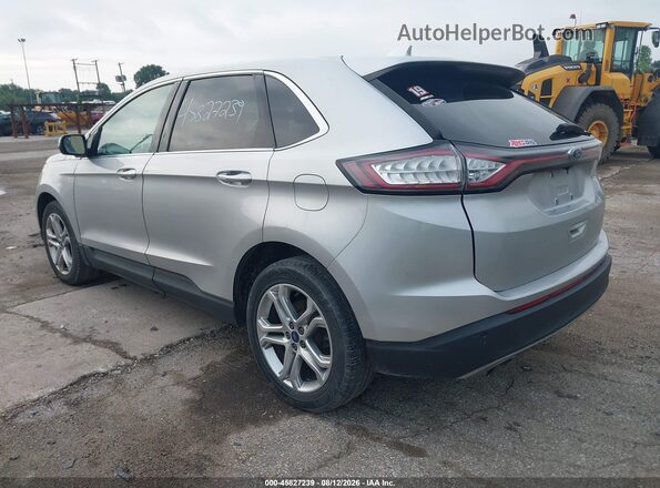 2FMPK4K85JBB87797 2018 FORD EDGE Silver Задня ліва чверть