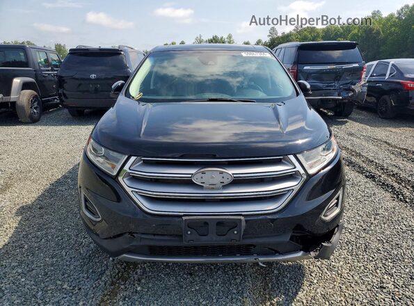 2FMPK4K86GBC48857 2016 FORD EDGE Black Widok z przodu