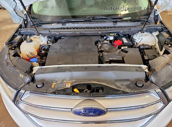 2FMPK4K86JBB72810 2018 FORD EDGE White Вид підкапотного простору