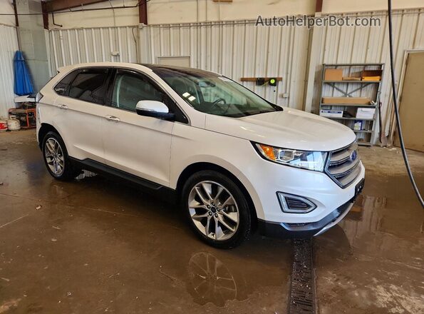 2FMPK4K86JBB72810 2018 FORD EDGE White Передня права чверть