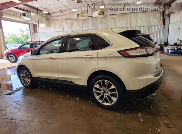 2FMPK4K86JBB72810 2018 FORD EDGE White Задня ліва чверть