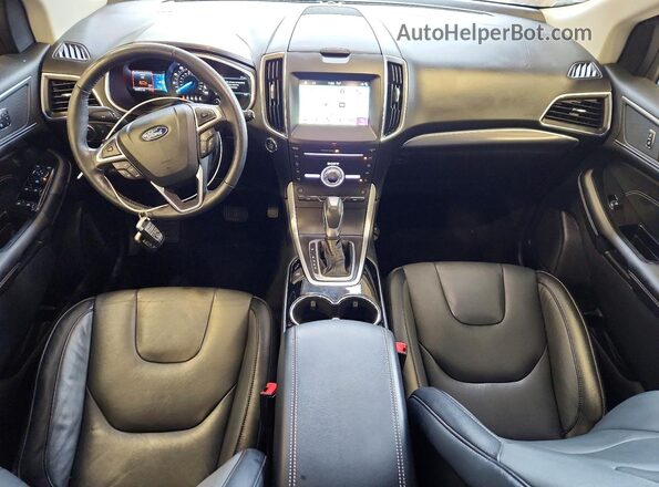 2FMPK4K86JBC46355 2018 FORD EDGE Черный Вид панели приборов