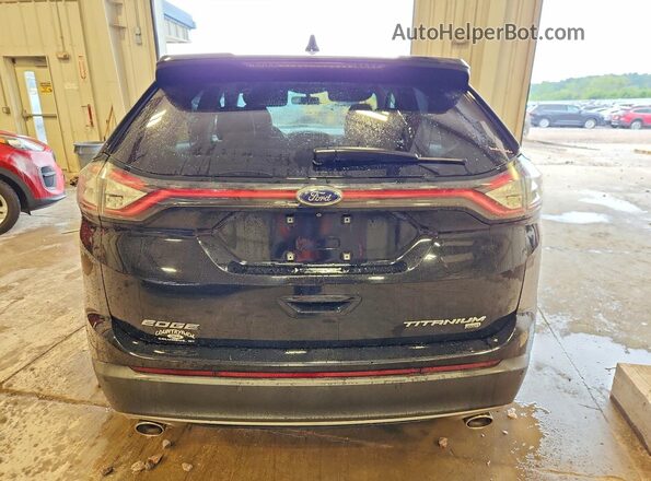 2FMPK4K86JBC46355 2018 FORD EDGE Черный Вид сзади