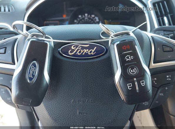 2FMPK4K87GBC21375 2016 FORD EDGE White წინა პანელის ხედი