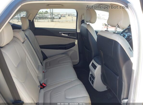 2FMPK4K87GBC21375 2016 FORD EDGE White VIN კოდის სტიკერის ხედი