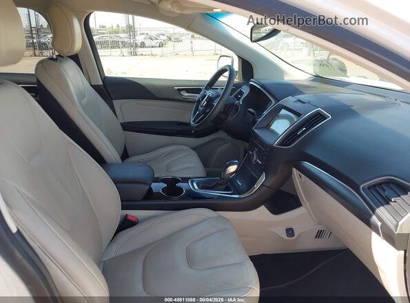 2FMPK4K87GBC21375 2016 FORD EDGE White წინა სალონის ხედი