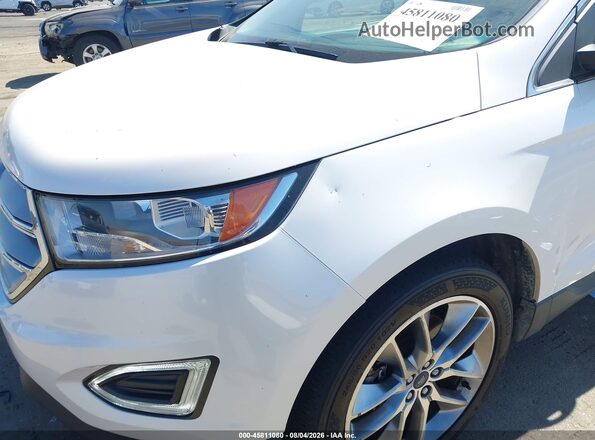 2FMPK4K87GBC21375 2016 FORD EDGE White წინა ხედი