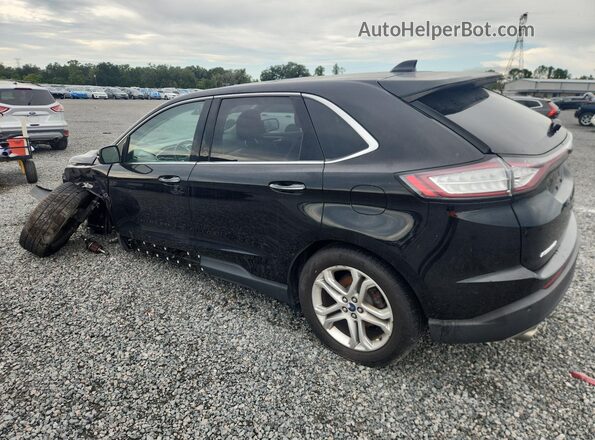 2FMPK4K88JBB80794 2018 FORD EDGE Black Հետևի ձախ