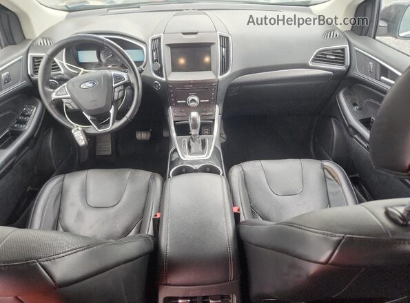2FMPK4K88JBB80794 2018 FORD EDGE Black Առջևի վահանակի տեսք