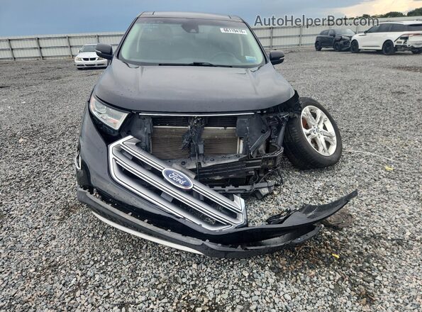 2FMPK4K88JBB80794 2018 FORD EDGE Black Դիմացի տեսք