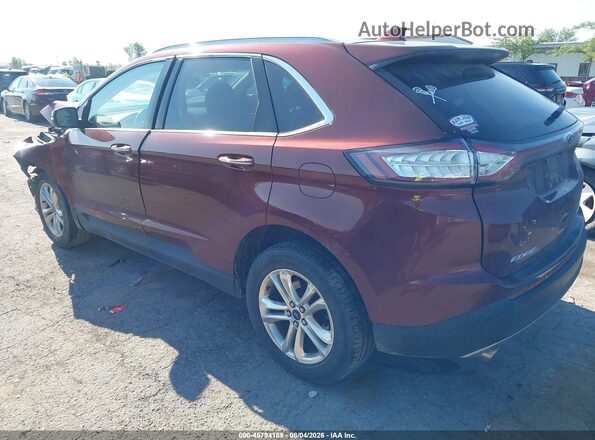 2FMPK4K89GBC36363 2016 FORD EDGE Бордовый Задняя левая четверть