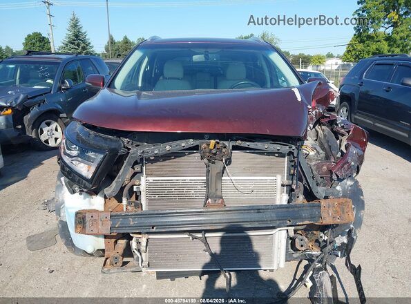 2FMPK4K89GBC36363 2016 FORD EDGE Бордовый Вид щитка приборов