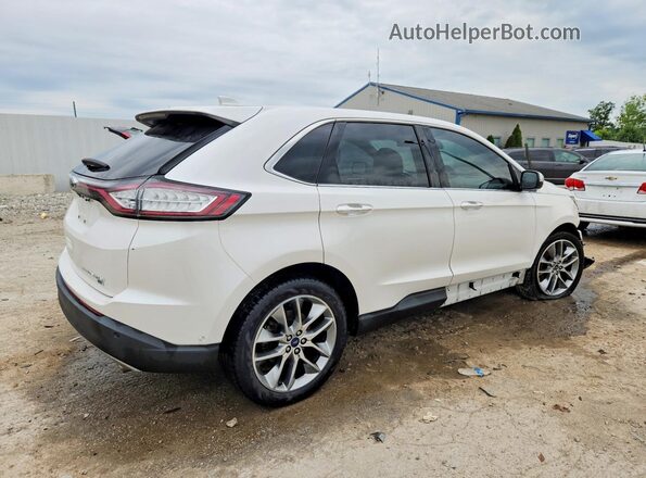 2FMPK4K89HBB40847 2017 FORD EDGE White Задня права чверть