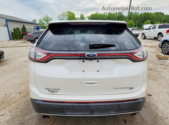 2FMPK4K89HBB40847 2017 FORD EDGE White Вид ззаду