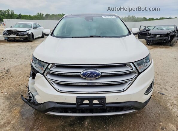 2FMPK4K89HBB40847 2017 FORD EDGE White Вид спереду