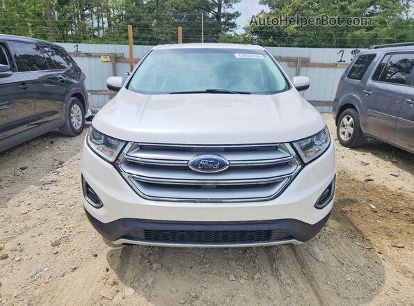 2FMPK4K8XGBB76495 2016 FORD EDGE White წინა ხედი