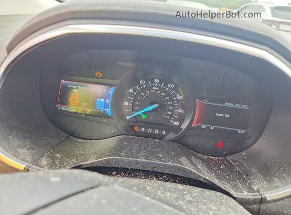 2FMPK4K8XGBB76495 2016 FORD EDGE White ხელსაწყოთა პანელის ხედი