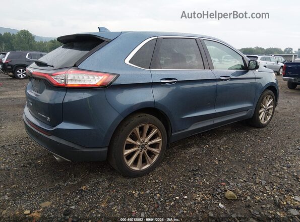 2FMPK4K8XJBC45516 2018 FORD EDGE Blue უკანა მარჯვენა