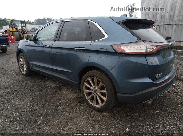 2FMPK4K8XJBC45516 2018 FORD EDGE Blue უკანა მარცხენა