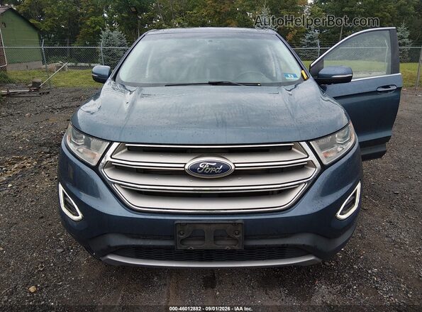 2FMPK4K8XJBC45516 2018 FORD EDGE Blue წინა ხედი