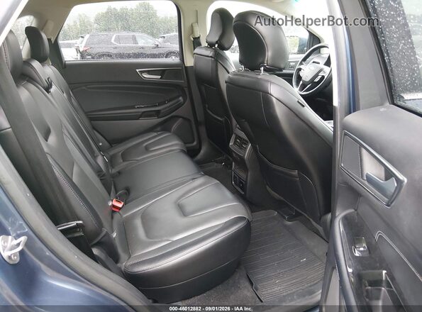 2FMPK4K8XJBC45516 2018 FORD EDGE Blue VIN კოდის სტიკერის ხედი