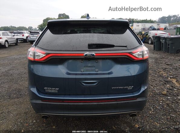 2FMPK4K8XJBC45516 2018 FORD EDGE Blue 