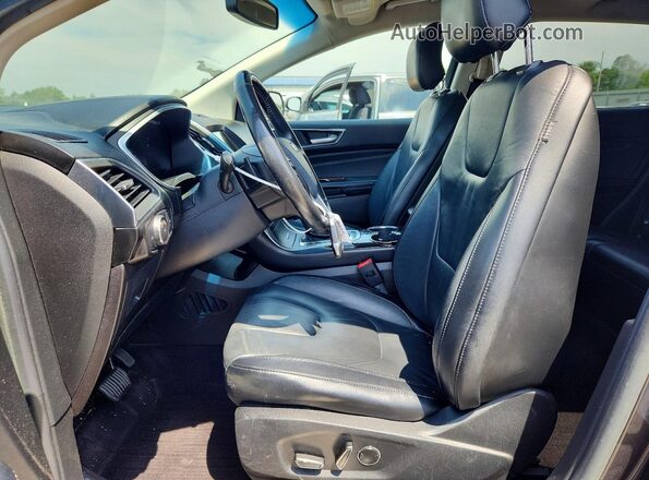 2FMPK4K90GBB06576 2016 FORD EDGE Gray Vista interior delantera