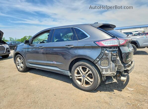 2FMPK4K90GBB06576 2016 FORD EDGE Gray Trasero izquierdo