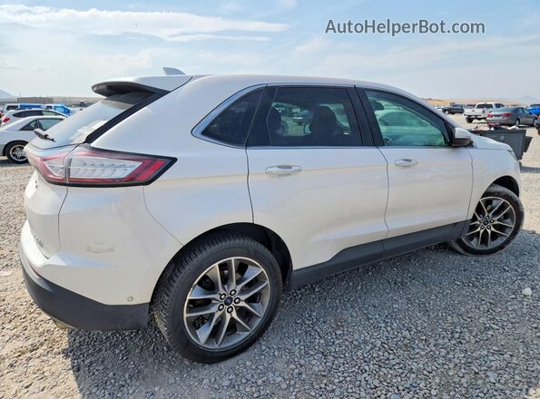 2FMPK4K90HBC64501 2017 FORD EDGE White Задня права чверть
