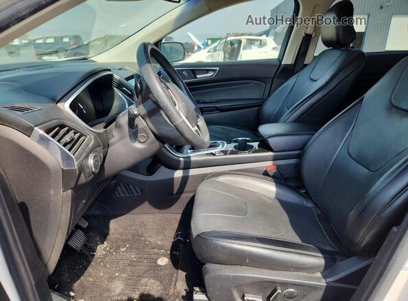 2FMPK4K90HBC64501 2017 FORD EDGE White Вид салону спереду