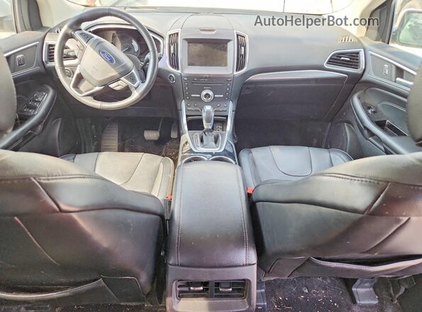 2FMPK4K90HBC64501 2017 FORD EDGE White Вид панелі приладів