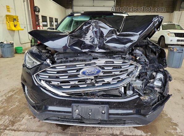 2FMPK4K90KBB54006 2019 FORD EDGE Black Вид спереду
