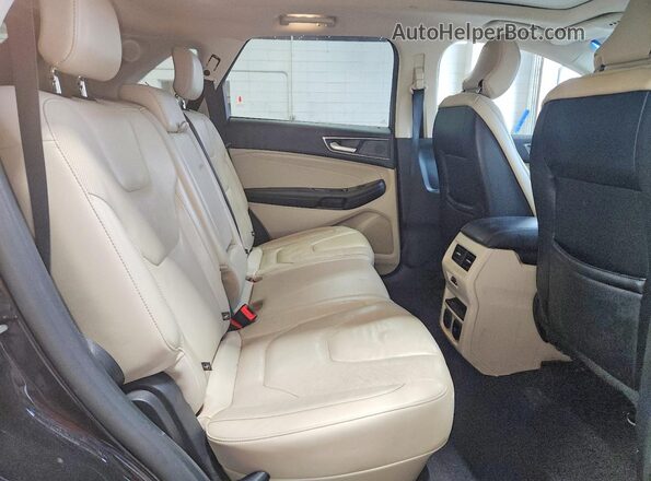 2FMPK4K90KBB54006 2019 FORD EDGE Black Вид задньої частини салону