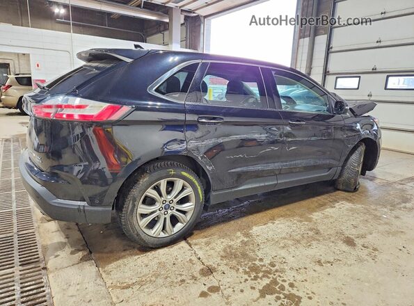 2FMPK4K90KBB54006 2019 FORD EDGE Black Задня права чверть