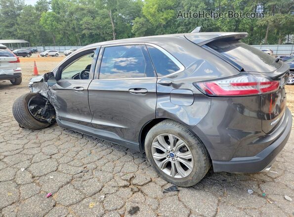 2FMPK4K90KBC21011 2019 FORD EDGE Charcoal Trasero izquierdo