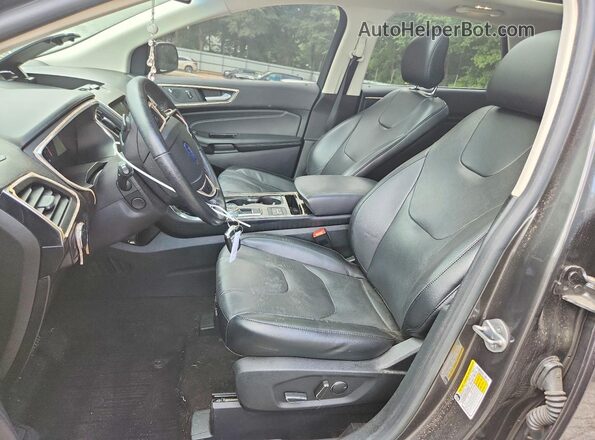 2FMPK4K90KBC21011 2019 FORD EDGE Charcoal Vista interior delantera