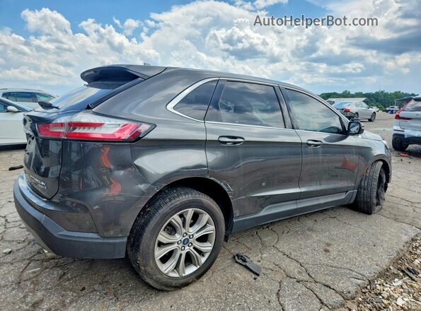 2FMPK4K90KBC21011 2019 FORD EDGE Charcoal Trasero derecho