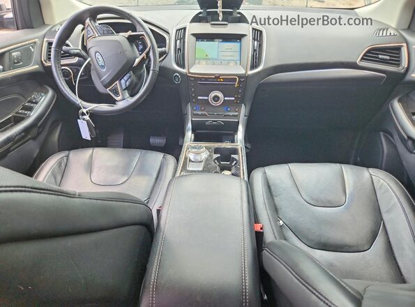 2FMPK4K90KBC21011 2019 FORD EDGE Charcoal Vista del salpicadero