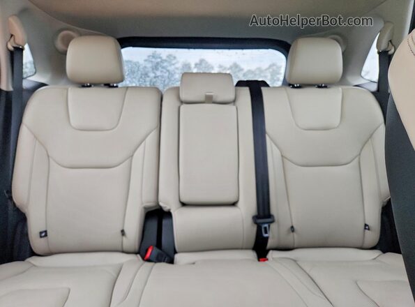 2FMPK4K90NBA00481 2022 FORD EDGE White უკანა სავარძლების ხედი