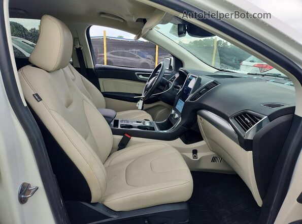 2FMPK4K90NBA00481 2022 FORD EDGE White წინა სალონის ხედი