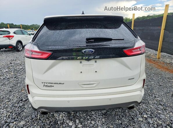 2FMPK4K90NBA00481 2022 FORD EDGE White უკანა ხედი