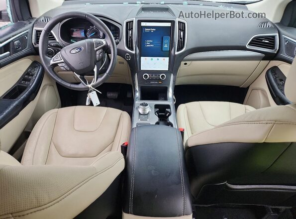 2FMPK4K90NBA00481 2022 FORD EDGE White წინა პანელის ხედი