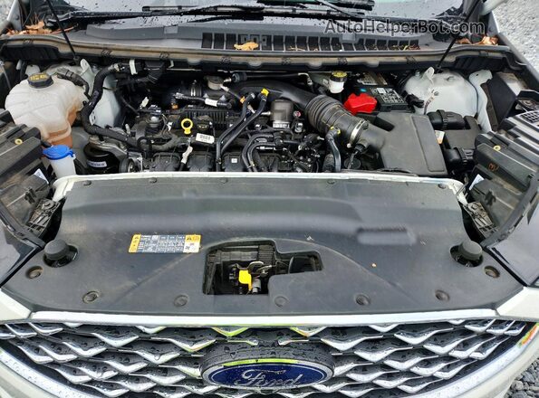 2FMPK4K90NBA00481 2022 FORD EDGE White ძრავის განყოფილების ხედი