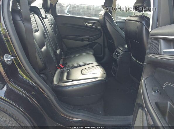2FMPK4K90PBA19230 2023 FORD EDGE Black Widok naklejki z numerem VIN