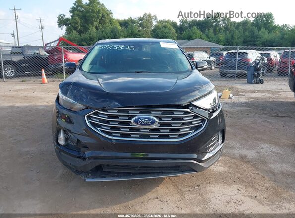 2FMPK4K90PBA19230 2023 FORD EDGE Black Widok zestawu wskaźników