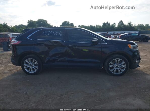2FMPK4K90PBA19230 2023 FORD EDGE Black Widok wnętrza z tyłu