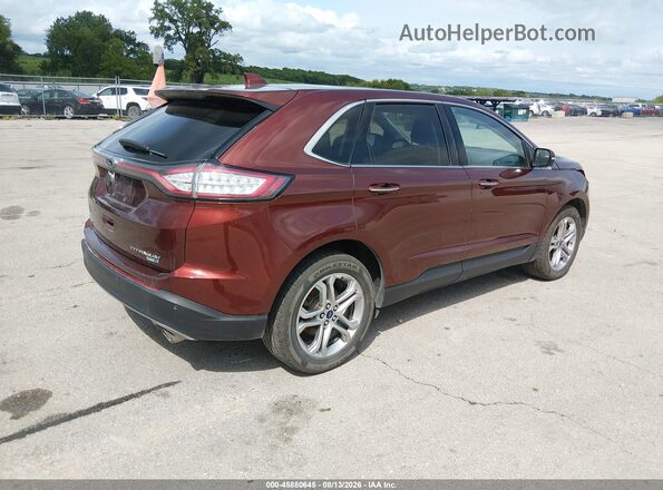 2FMPK4K91GBB40249 2016 FORD EDGE Brown Tył prawy