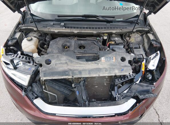 2FMPK4K91GBB40249 2016 FORD EDGE Brown Widok z tyłu